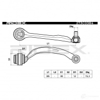Рычаг RIDEX 273c0384 1437666839 2URTEO D - Изображение 3