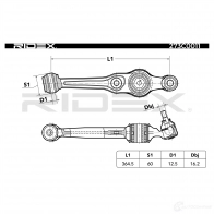 Рычаг RIDEX 273c0011 1437667162 91G0 9 - Изображение 2