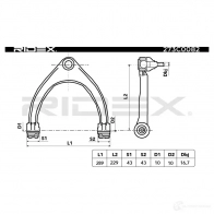 Рычаг RIDEX 273c0082 F S6NV 1437667337 - Изображение 3