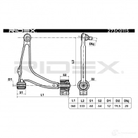 Рычаг RIDEX WG PAS 1437664426 273c0115 - Изображение 7