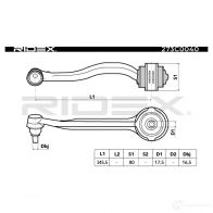 Рычаг RIDEX U82WVH V 1437667389 273c0040 - Изображение 7