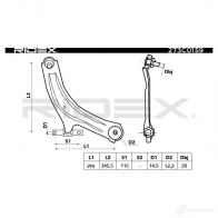 Рычаг RIDEX 177IN 2 273c0159 1437666141 - Изображение 11