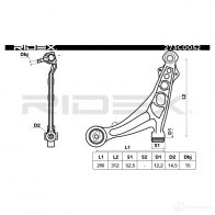 Рычаг RIDEX FQ VO8JJ 1437699896 273c0052 - Изображение 8