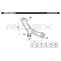 Рычаг RIDEX G 0NFKQ 273c0232 1437666516 - Изображение 2
