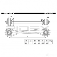 Рычаг RIDEX 03H1E Z 273c0414 1437665056 - Изображение 5