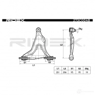 Рычаг RIDEX 273c0048 1437666849 W9 H5U - Изображение 8