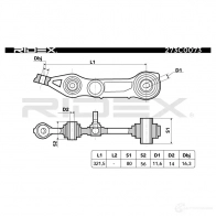Рычаг RIDEX U53 4Q 1437664859 273c0073 - Изображение 3