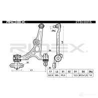 Рычаг RIDEX 1437666951 I 8HDYG 273c0015 - Изображение 3