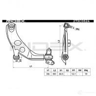 Рычаг RIDEX 1437667392 D09 5SX9 273c0624 - Изображение 5