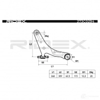 Рычаг RIDEX YK 05G4 1437700111 273c0294 - Изображение 2
