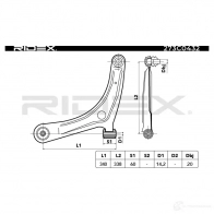 Рычаг RIDEX 273c0432 VHDM JCR 1437666775 - Изображение 3