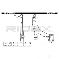 Рычаг RIDEX 273c0133 Z7F5 DK4 1437700020 - Изображение 9