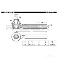 Рулевой наконечник RIDEX 1437928448 BFO4D 1 914t0022 - Изображение 2
