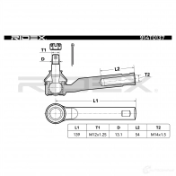 Рулевой наконечник RIDEX F7 FFJA8 914t0137 1437927835 - Изображение 2