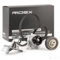 Комплект ремня грм с водяным насосом RIDEX 1437680022 3096w0248 4OE GC7U - Изображение 2