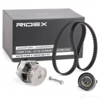 Комплект ремня грм с водяным насосом RIDEX 1437680408 3096w0065 Q9JO 7S - Изображение 2