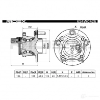 Подшипник ступицы колеса, комплект RIDEX 4G5T 3 1437745231 654w0426 - Изображение 3
