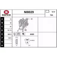 Генератор SNRA 3WM0SAM 1228713473 NI8029 N I8029