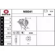 Генератор SNRA BIJ5L NI80 41 NI8041 1228713623