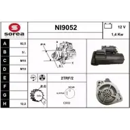 Стартер SNRA NI9052 HT23KO NI905 2 Nissan Serena (C23) 1 Минивэн 2.0 126 л.с. 1992 – 2001