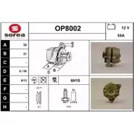 Генератор SNRA OP80 02 4LHUZZ 1228716837 OP8002