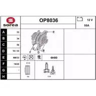 Генератор SNRA OP8 036 OP8036 OTDQNW 1228717135