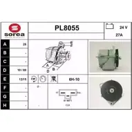 Генератор SNRA PL8055 PL805 5 1228719963 G7NZT