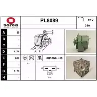 Генератор SNRA 1228720029 PL808 9 U6OYF0 PL8089