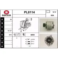 Генератор SNRA PL81 14 1228720099 AIW5IVY PL8114