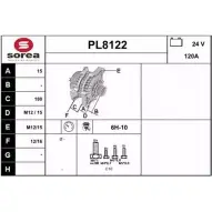 Генератор SNRA P L8122 7EWQ00H 1228720113 PL8122