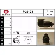 Стартер SNRA PL9103 1228721185 D957EVP PL9 103