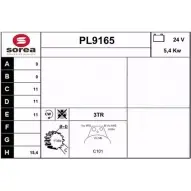 Стартер SNRA PL 9165 1228721459 PL9165 C95HW3