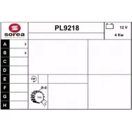 Стартер SNRA PL92 18 PL9218 1228721655 ECYJ1