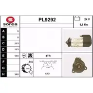 Стартер SNRA 7WSVMD P L9292 PL9292 1228721865