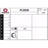 Стартер SNRA P L9539 PL9539 H4MY7Y 1228722495