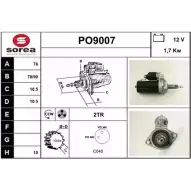 Стартер SNRA MU4KZ Porsche 911 (996) 3 Купе 3.6 Turbo 4 420 л.с. 2000 – 2005 PO90 07 PO9007