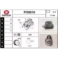 Стартер SNRA H5YUHJK PO 9010 Porsche Boxster (986) 1 Кабриолет 2.7 211 л.с. 1999 – 2002 PO9010