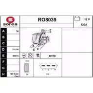 Генератор SNRA CZP6MA 1228725993 RO8039 U4J QD