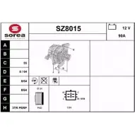 Генератор SNRA 0YE6AT0 H11 0IHR SZ8015 Suzuki Swift (FZ, NZ) 3 Хэтчбек 1.3 DDiS (AZG 413D) 75 л.с. 2010 – 2024