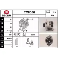 Генератор SNRA TC8066 5CJHG0I Citroen Jumper 1 (230P) Автобус 2.0 109 л.с. 1994 – 2002 TC8 066