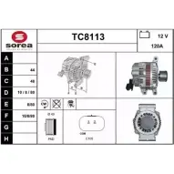 Генератор SNRA 5GZO67 Mini Cooper (R56) 2 Хэтчбек 1.6 Cooper S 184 л.с. 2010 – 2013 T C8113 TC8113