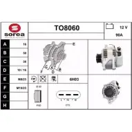 Генератор SNRA TO8060 Toyota Yaris Verso (XP20) 1 Минивэн 1.4 D 4D (NLP20. NLP22) 75 л.с. 2001 – 2005 TO80 60 LMVZ5B