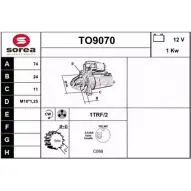 Стартер SNRA TO9070 Toyota Vitz (XP90) 2 Хэтчбек 1.3 3 VVT i (NSP90) 100 л.с. 2008 – 2025 96I50T 4J LUK