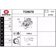 Стартер SNRA SO EIQ4 2RY5H5 1228731631 TO9078
