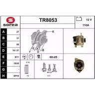 Генератор SNRA TR8 053 TR8053 TOOPS Renault Laguna (B56) 1 Хэтчбек 3.0 (B56E/R. B565) 167 л.с. 1993 – 2001