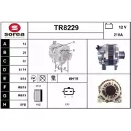 Генератор SNRA Renault Fluence 1 (L30) 2010 – 2020 EM4H3A6 TR8229 TR 8229