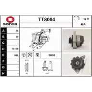 Генератор SNRA 1228734161 TT8004 T T8004 FVRQS3W