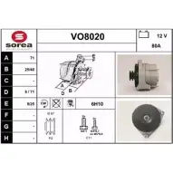 Генератор SNRA 1228735393 V O8020 MJ998 VO8020