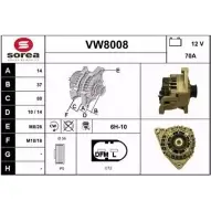 Генератор SNRA ND9NOD VW8 008 VW8008 Audi A4 (B5) 1 Универсал 1.6 102 л.с. 2000 – 2001