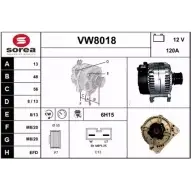 Генератор SNRA VW8 018 1228735769 VW8018 EUTAVV
